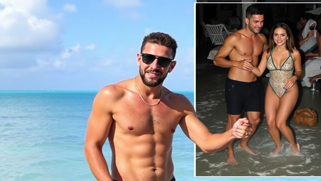 曼联失意神锋巴巴多斯狂欢！热舞女郎贴身扭臀 荷兰双星度假照曝光